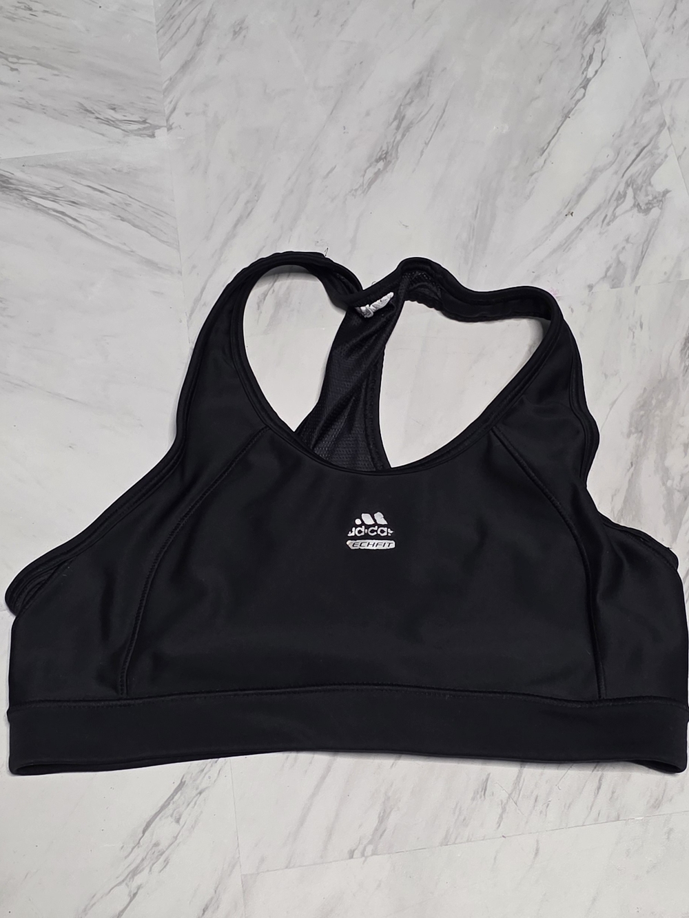 adidas Black Racerback Performance Sports Bra